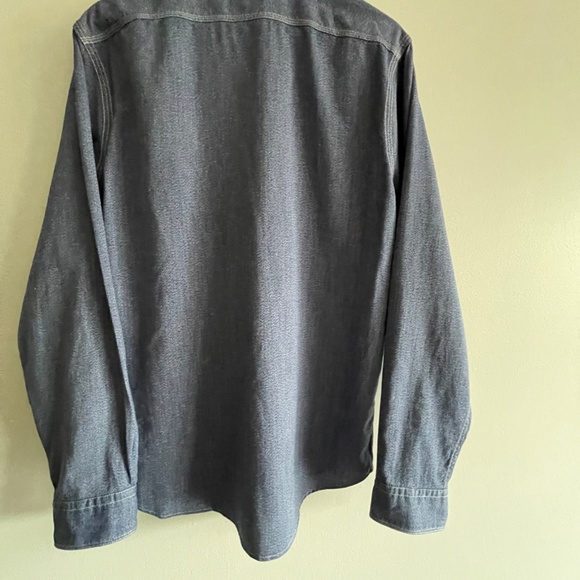 Express Men's long sleeve shirt Size L Gray - Picture 3 of 8